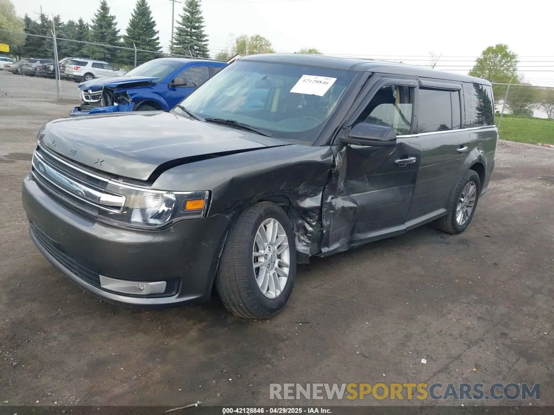 2 fotografías del automóvil dañado 2FMGK5C84KBA00572 FORD FLEX 2019