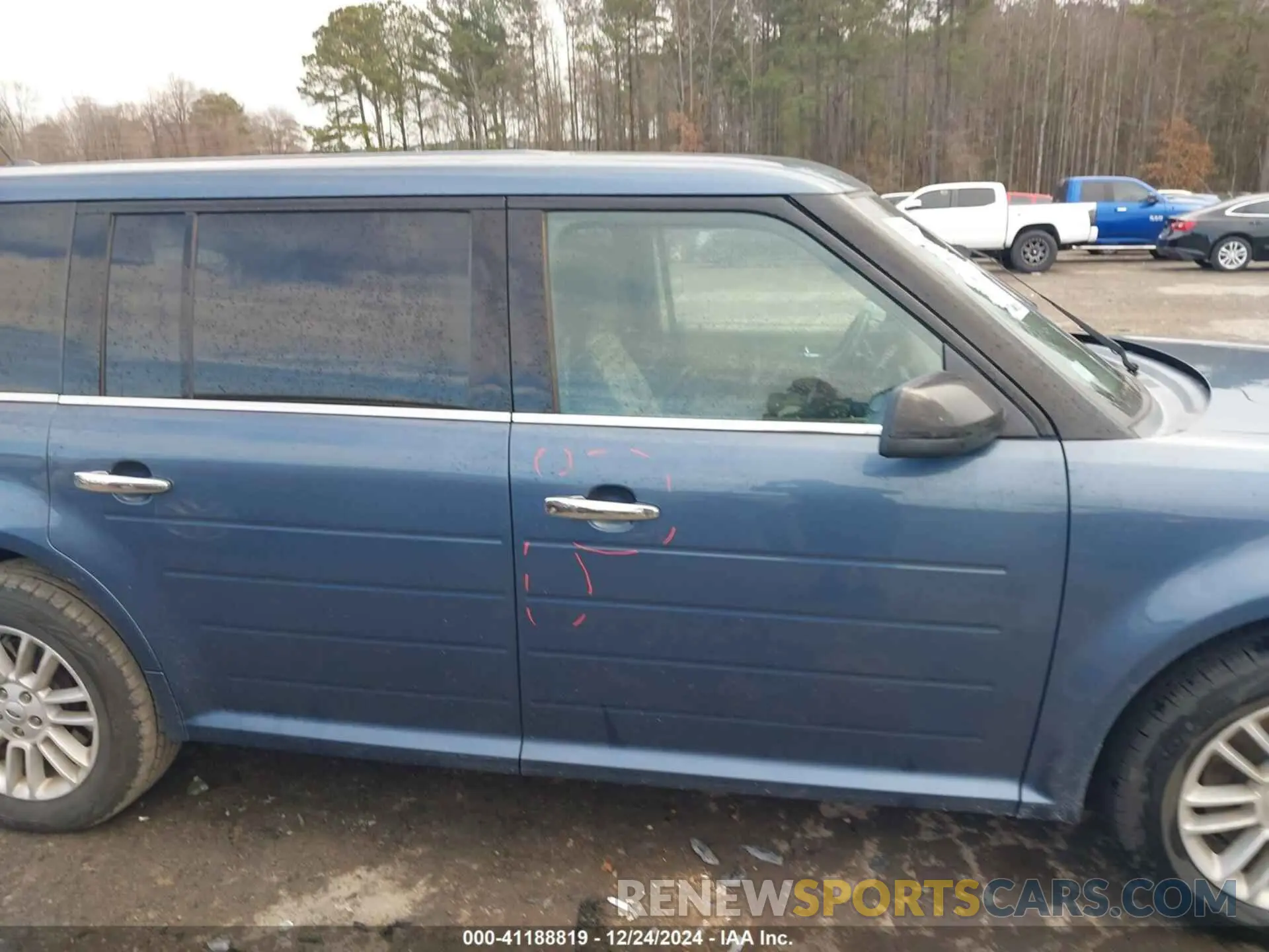 14 fotografías del automóvil dañado 2FMGK5C84KBA06825 FORD FLEX 2019