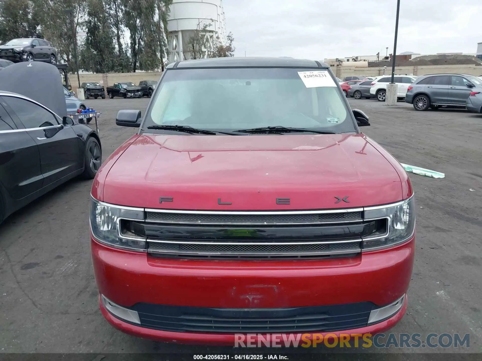 12 fotografías del automóvil dañado 2FMGK5C86KBA07992 FORD FLEX 2019