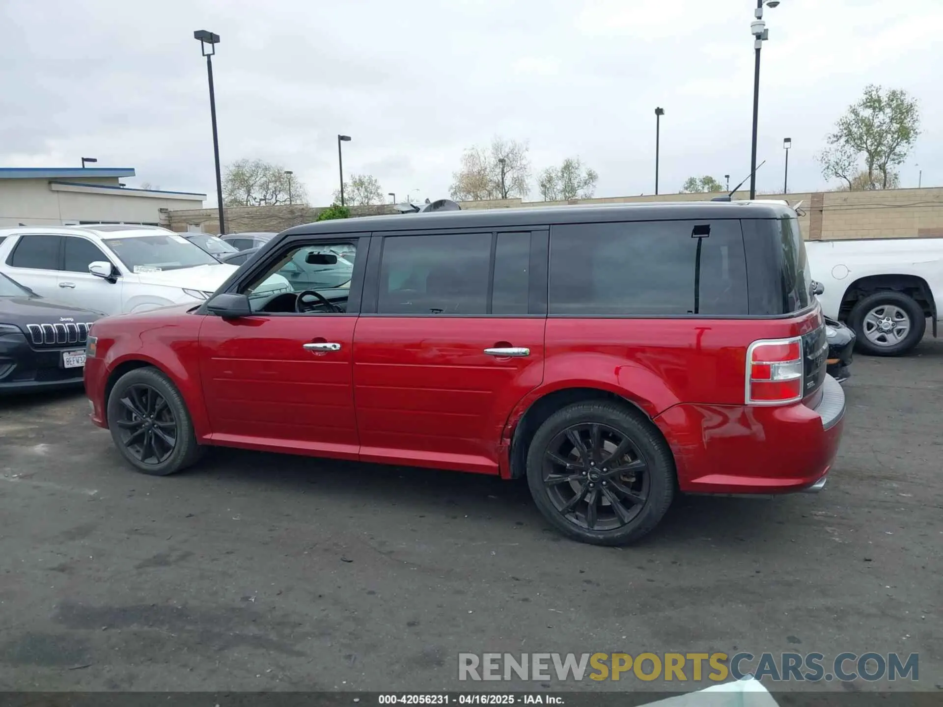 14 fotografías del automóvil dañado 2FMGK5C86KBA07992 FORD FLEX 2019