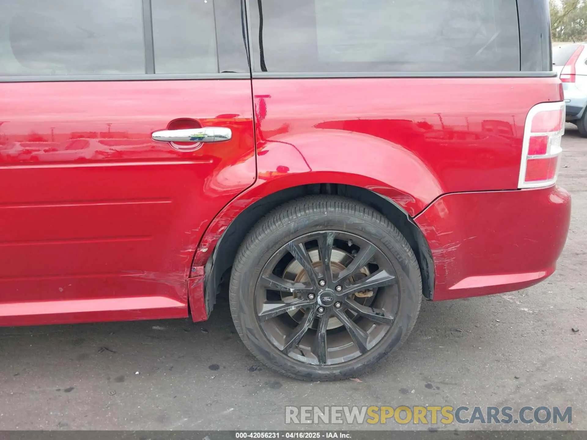 6 fotografías del automóvil dañado 2FMGK5C86KBA07992 FORD FLEX 2019