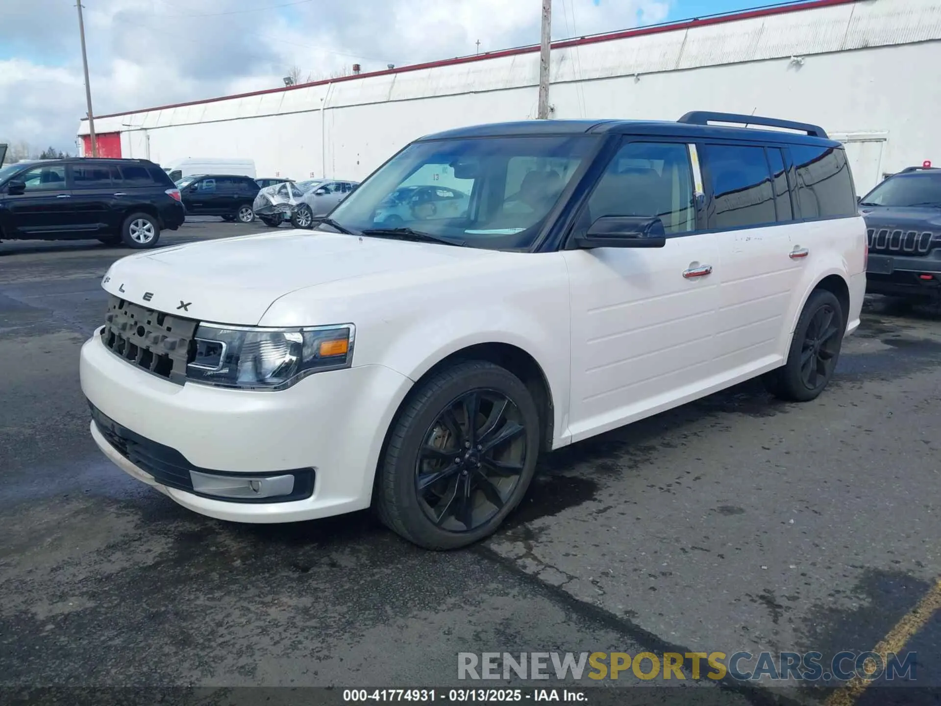 2 fotografías del automóvil dañado 2FMGK5C86KBA19365 FORD FLEX 2019