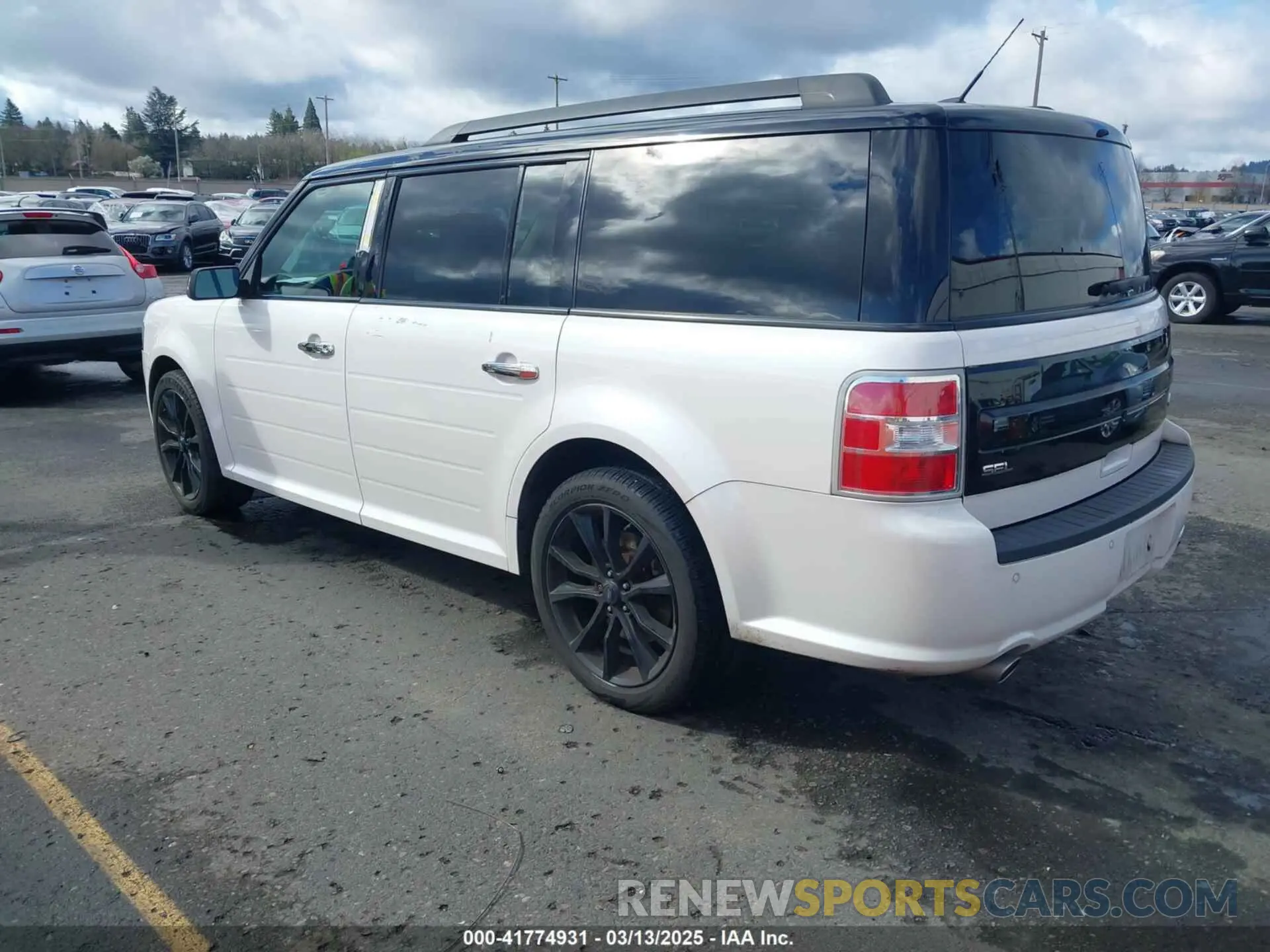 3 fotografías del automóvil dañado 2FMGK5C86KBA19365 FORD FLEX 2019