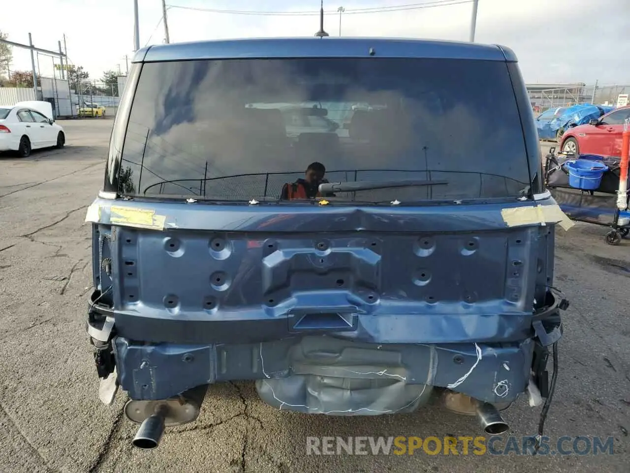 6 fotografías del automóvil dañado 2FMGK5C89KBA12118 FORD FLEX 2019