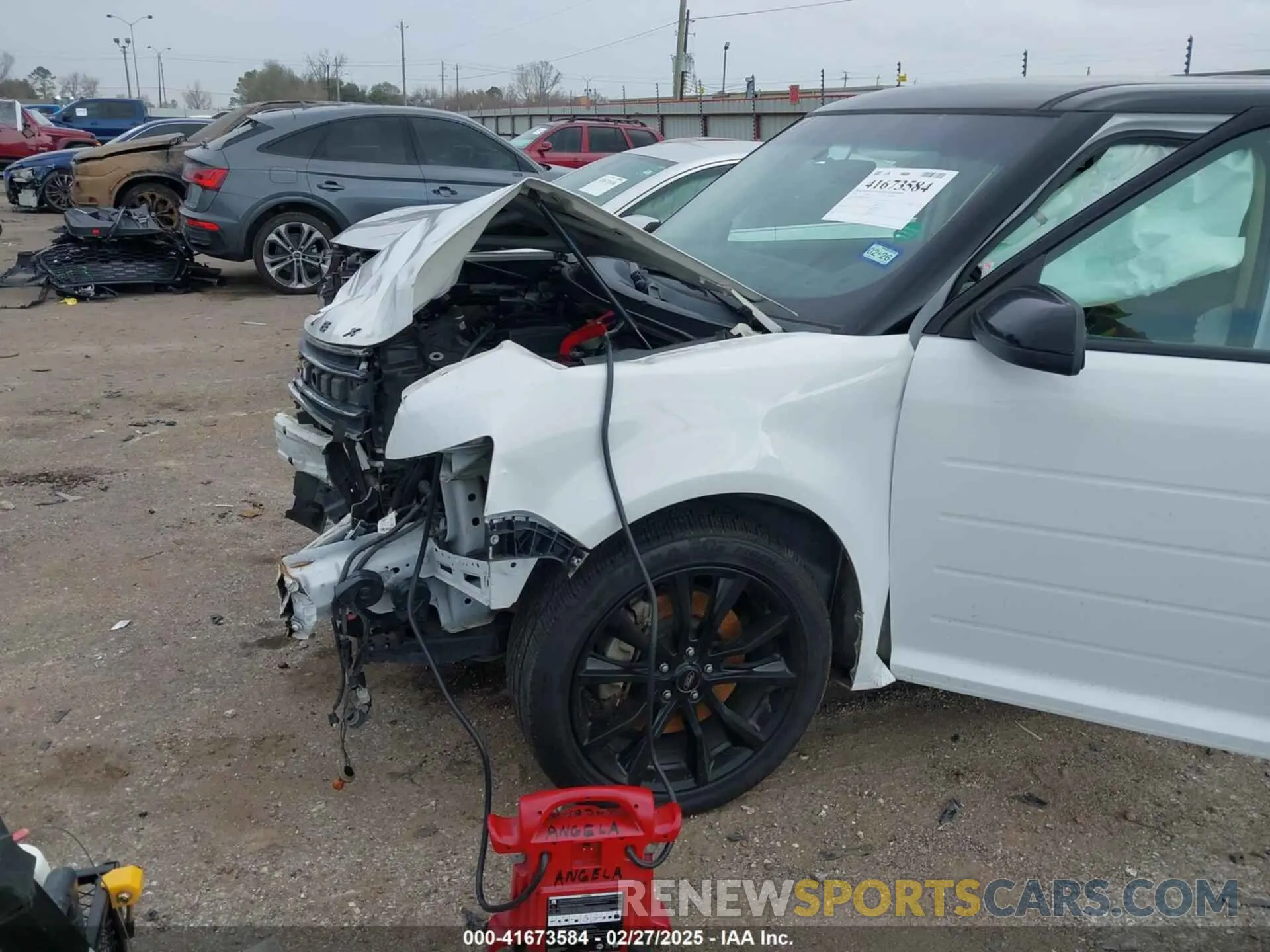 6 fotografías del automóvil dañado 2FMGK5C89KBA31963 FORD FLEX 2019