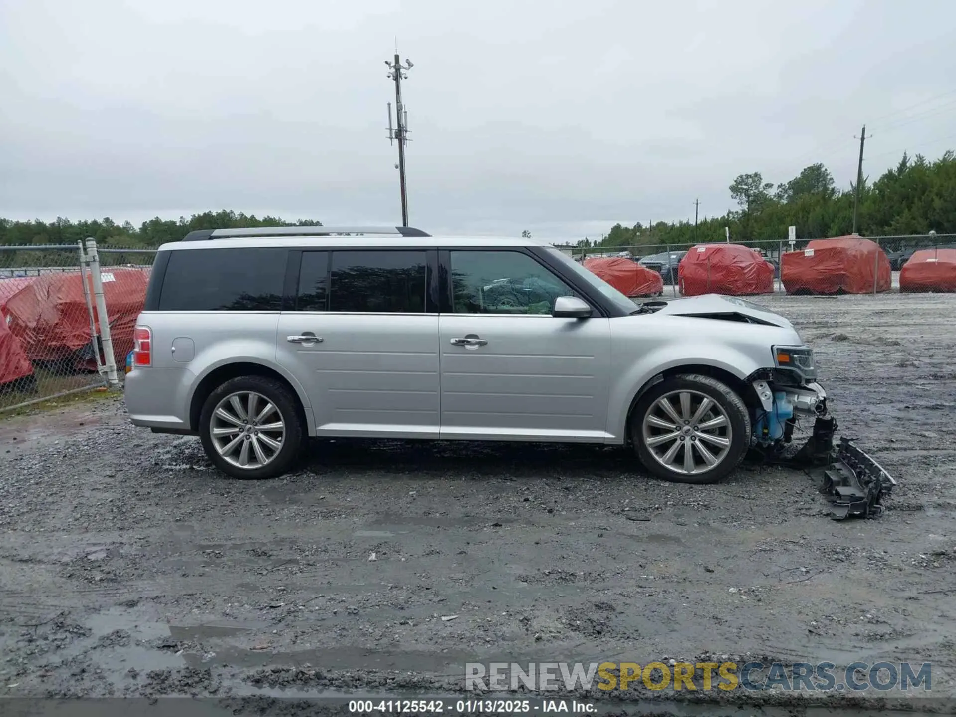 14 fotografías del automóvil dañado 2FMGK5D80KBA07565 FORD FLEX 2019