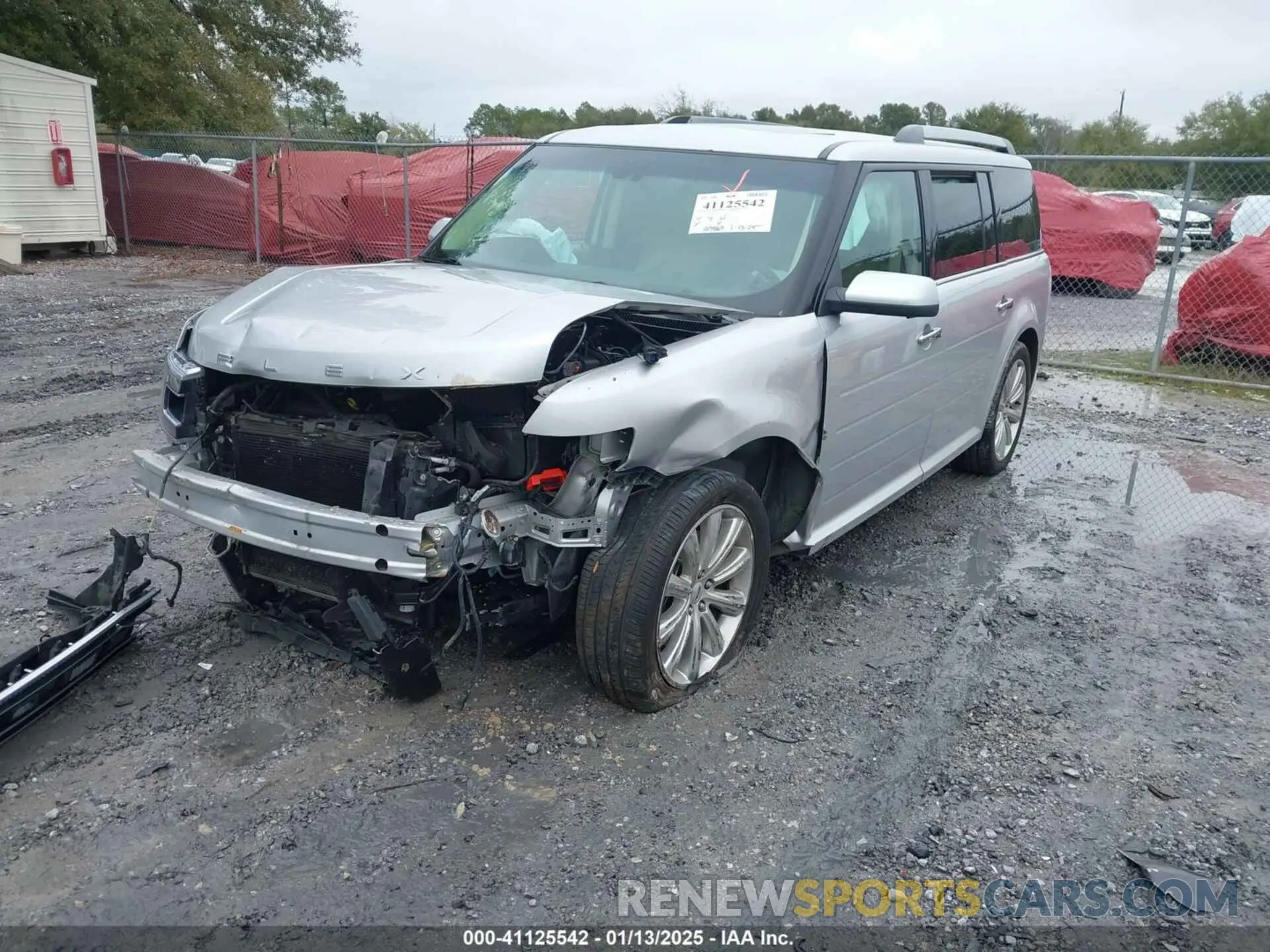 2 fotografías del automóvil dañado 2FMGK5D80KBA07565 FORD FLEX 2019