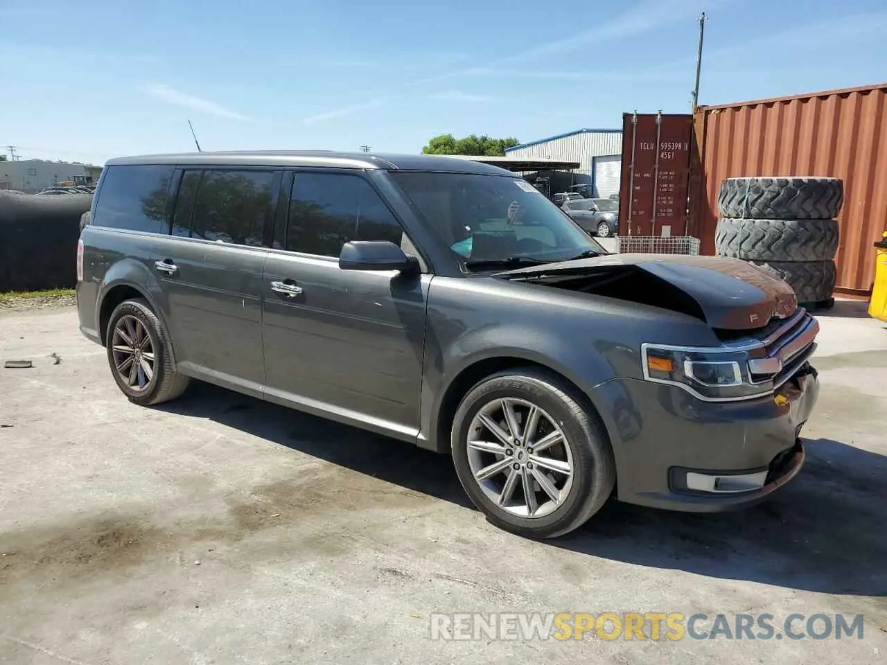 4 fotografías del automóvil dañado 2FMGK5D80KBA30375 FORD FLEX 2019