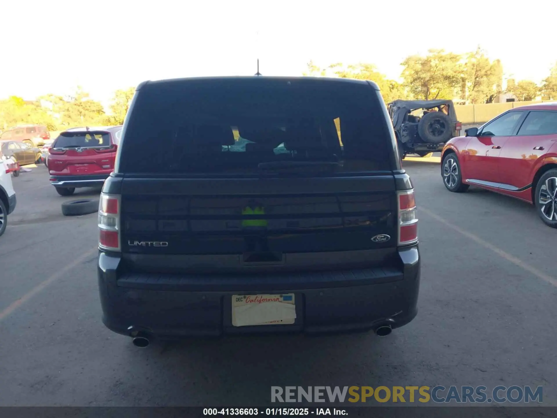 15 fotografías del automóvil dañado 2FMGK5D81KBA36878 FORD FLEX 2019