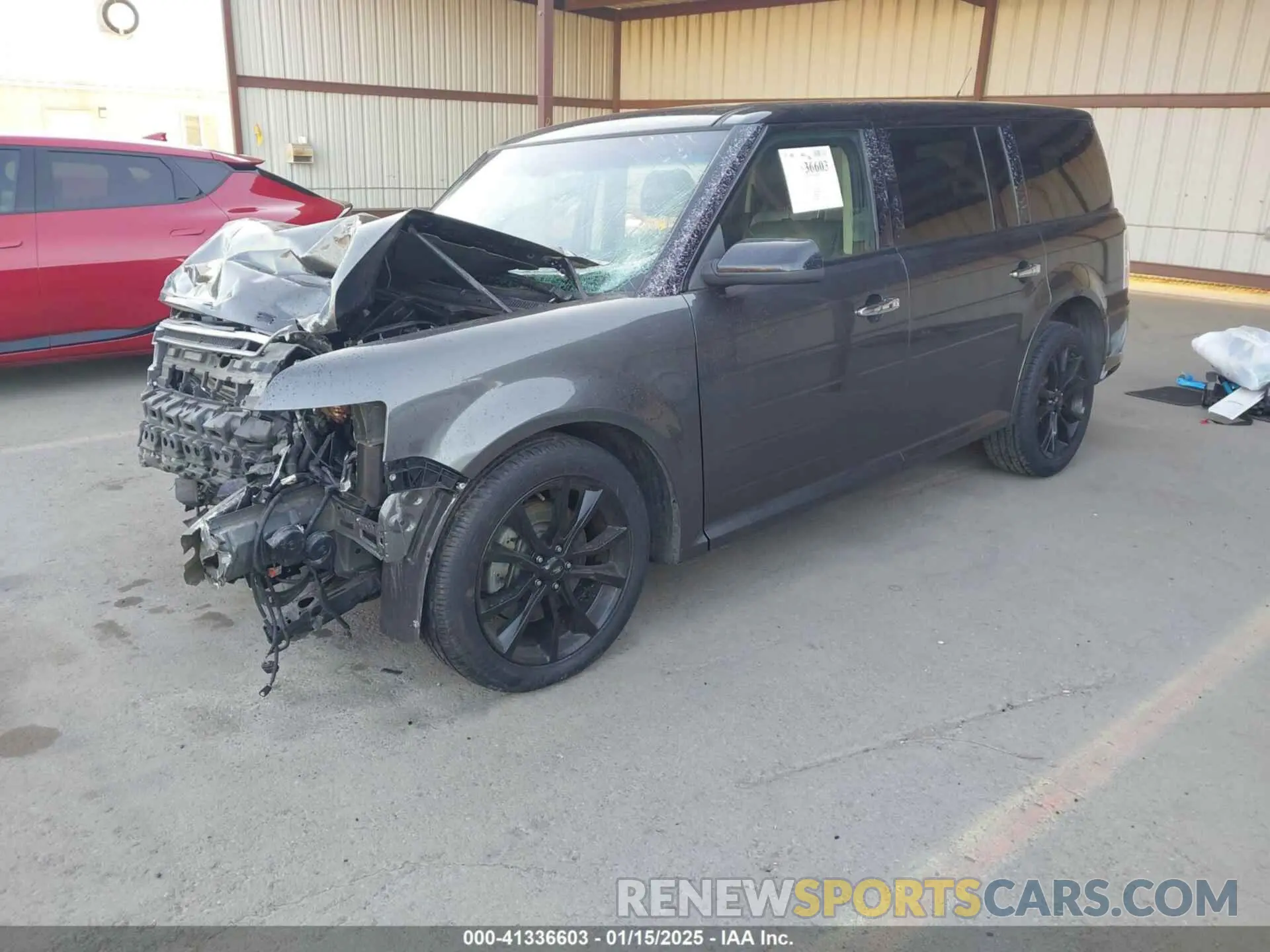 2 fotografías del automóvil dañado 2FMGK5D81KBA36878 FORD FLEX 2019
