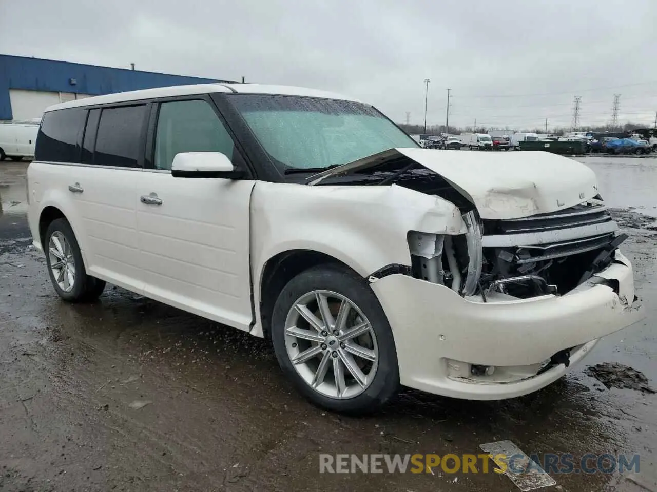 4 fotografías del automóvil dañado 2FMGK5D82KBA32404 FORD FLEX 2019