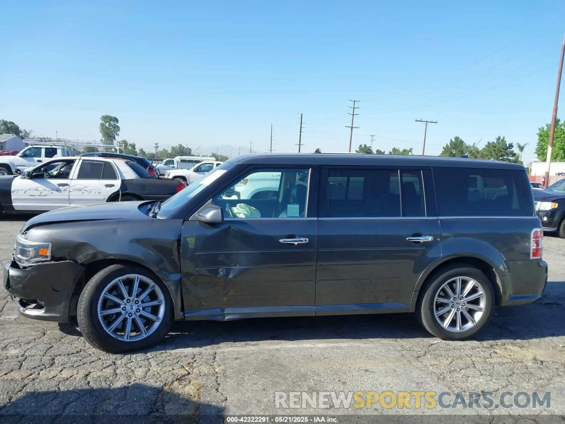 14 fotografías del automóvil dañado 2FMGK5D86KBA03228 FORD FLEX 2019