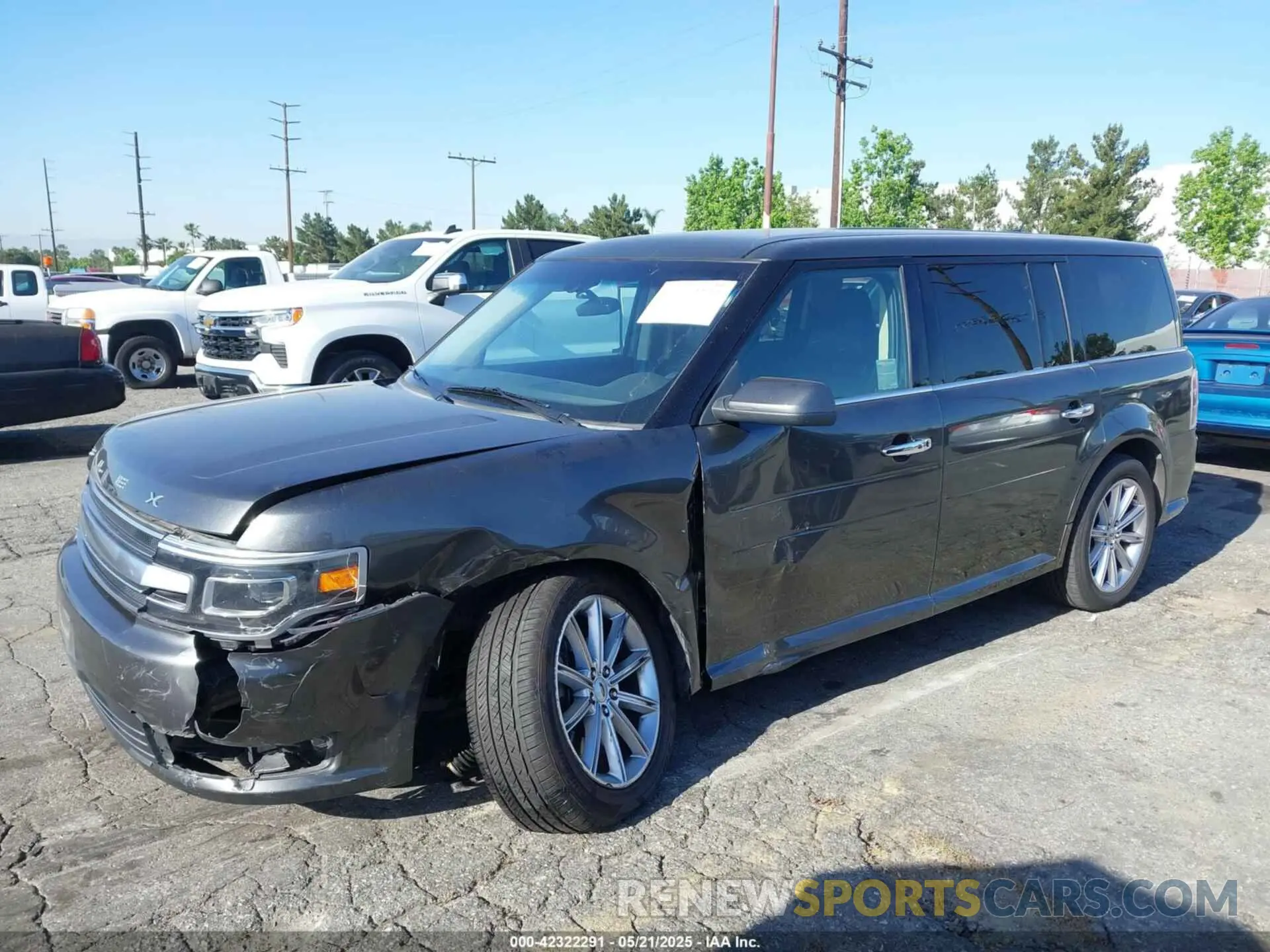 2 fotografías del automóvil dañado 2FMGK5D86KBA03228 FORD FLEX 2019