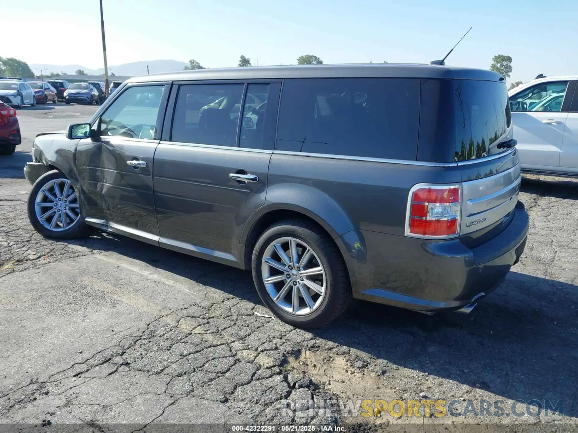 3 fotografías del automóvil dañado 2FMGK5D86KBA03228 FORD FLEX 2019