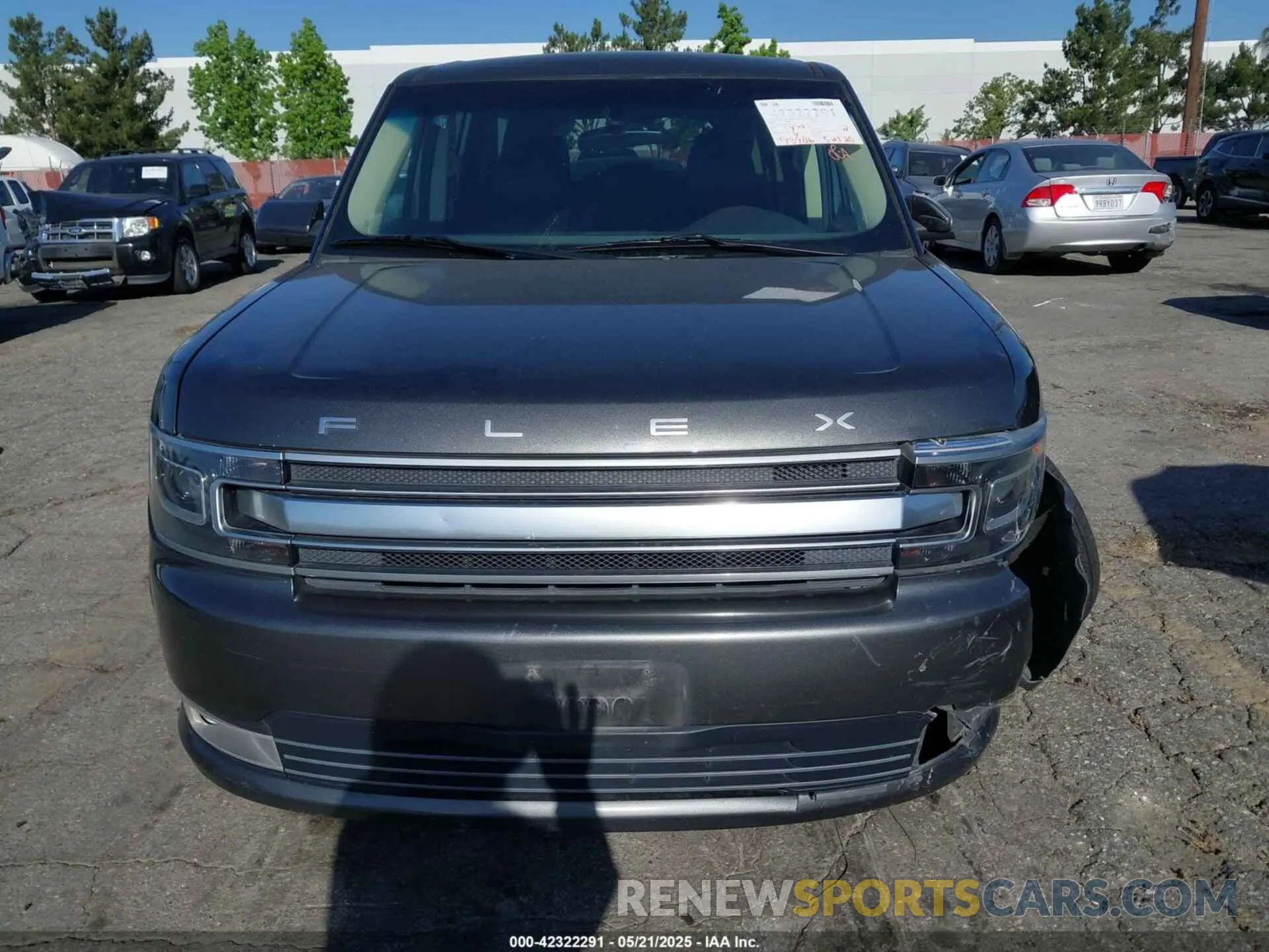 6 fotografías del automóvil dañado 2FMGK5D86KBA03228 FORD FLEX 2019