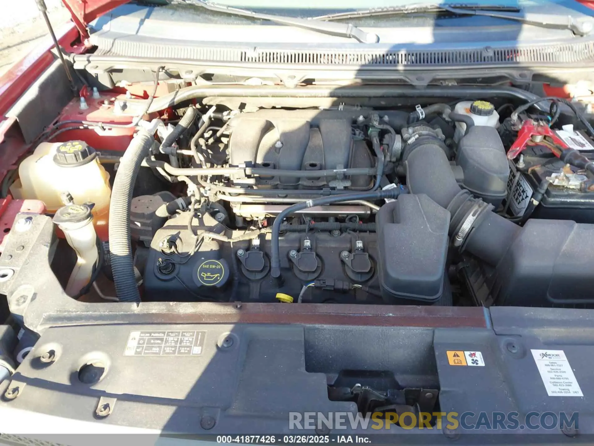 10 fotografías del automóvil dañado 2FMGK5D86KBA12690 FORD FLEX 2019