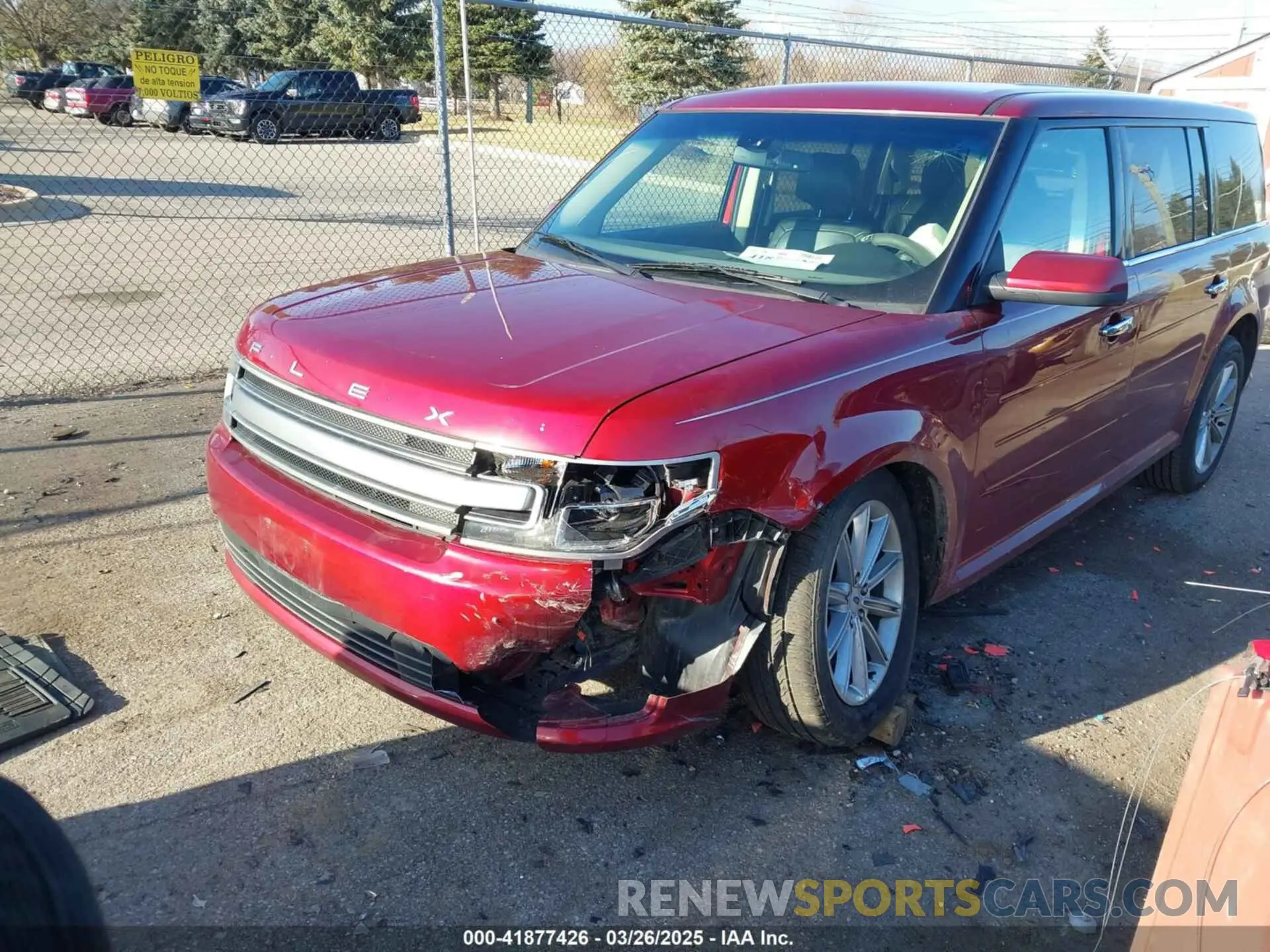 2 fotografías del automóvil dañado 2FMGK5D86KBA12690 FORD FLEX 2019