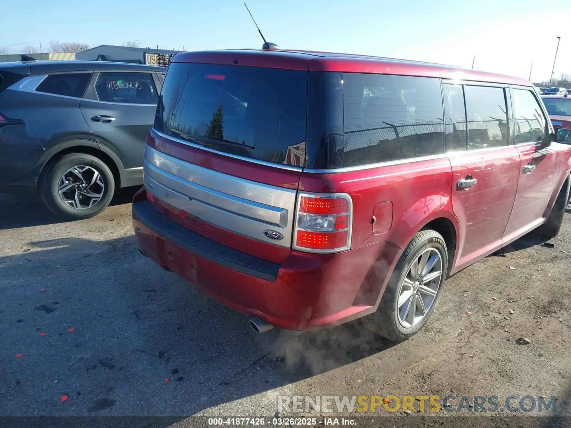 4 fotografías del automóvil dañado 2FMGK5D86KBA12690 FORD FLEX 2019