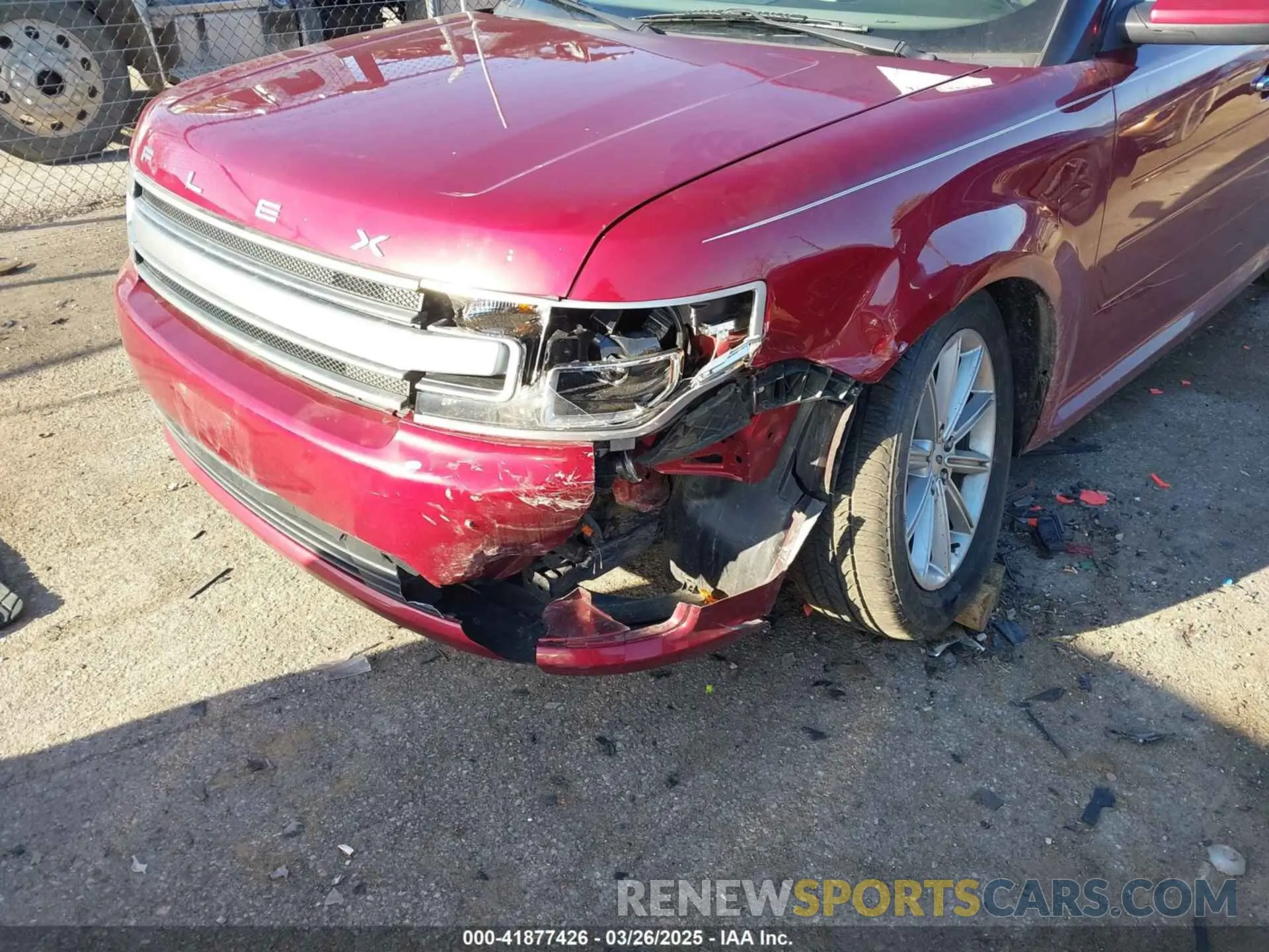 6 fotografías del automóvil dañado 2FMGK5D86KBA12690 FORD FLEX 2019