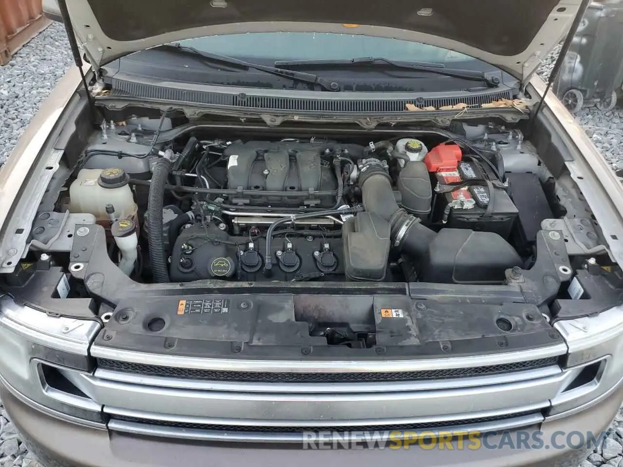 12 fotografías del automóvil dañado 2FMGK5D88KBA03442 FORD FLEX 2019