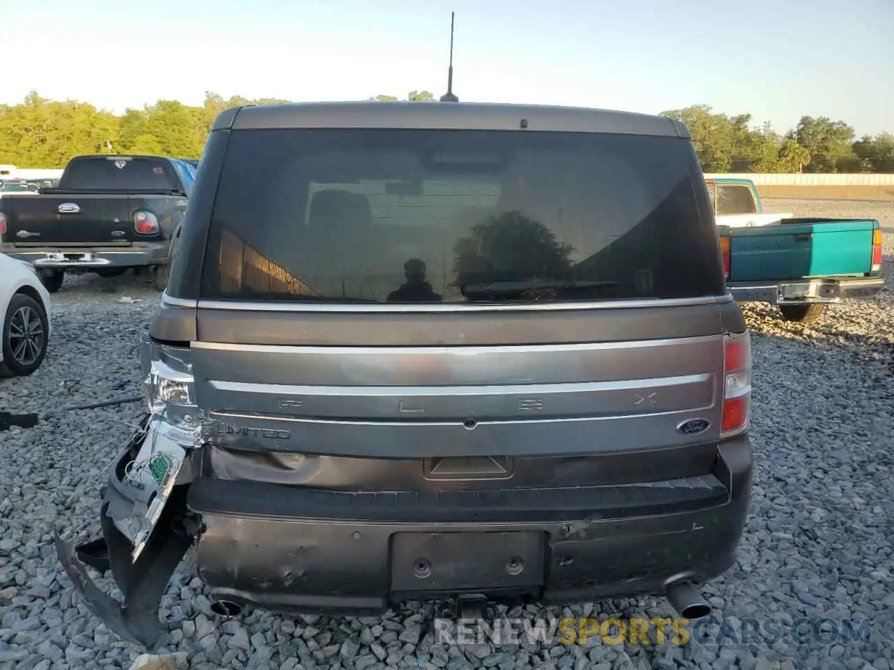 6 fotografías del automóvil dañado 2FMGK5D88KBA03442 FORD FLEX 2019