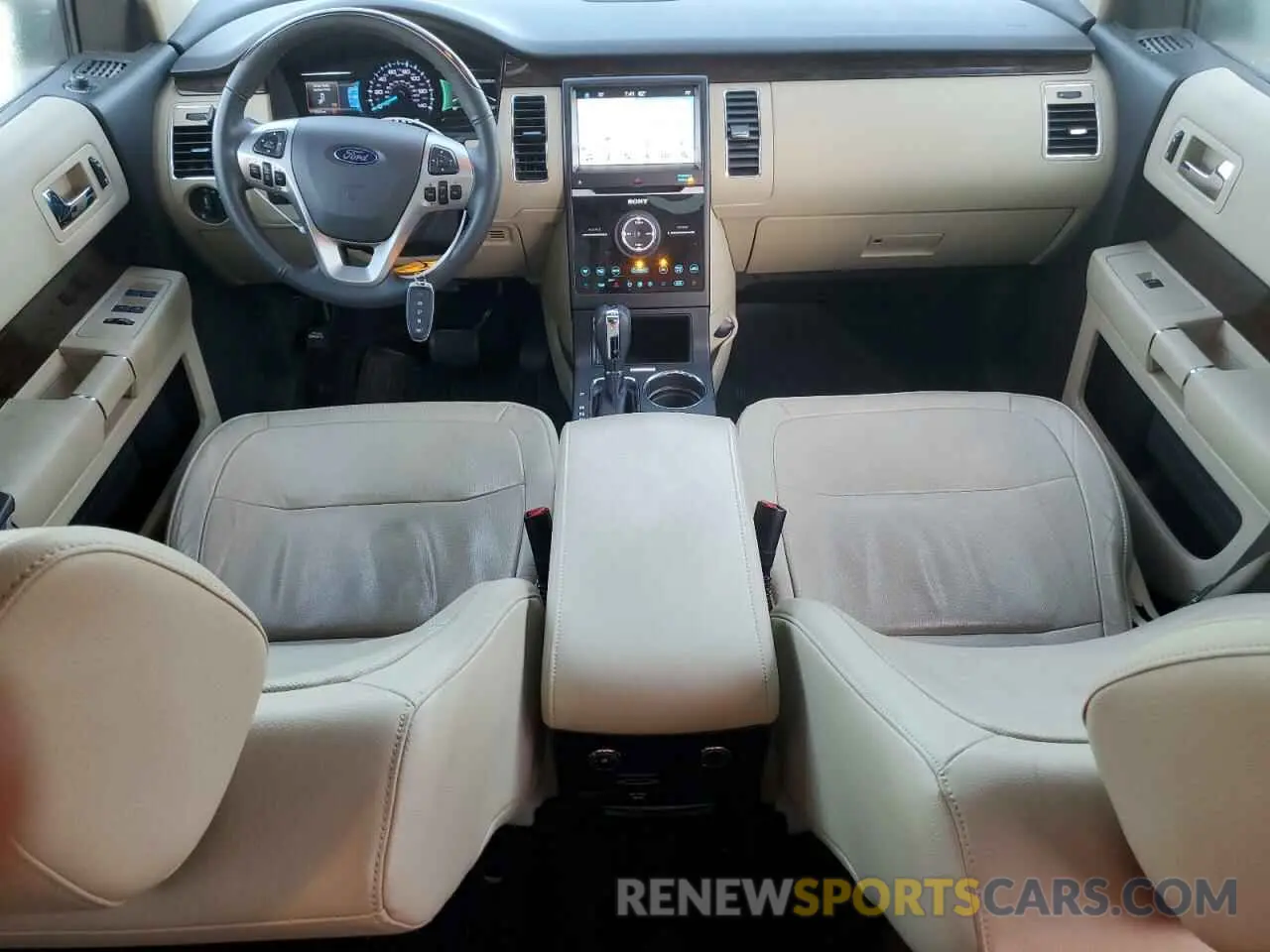 8 fotografías del automóvil dañado 2FMGK5D88KBA03442 FORD FLEX 2019
