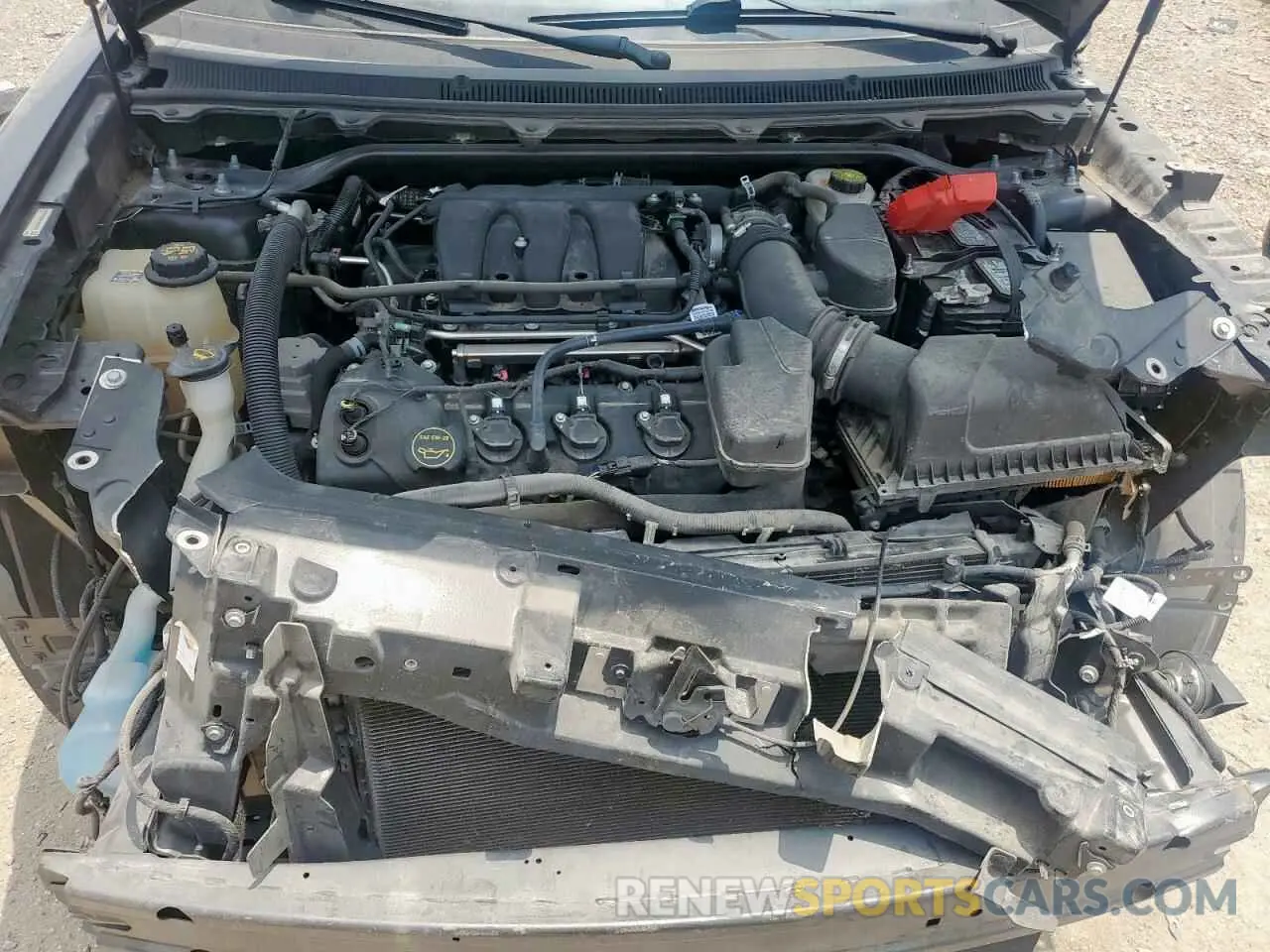 12 fotografías del automóvil dañado 2FMGK5D88KBA22573 FORD FLEX 2019