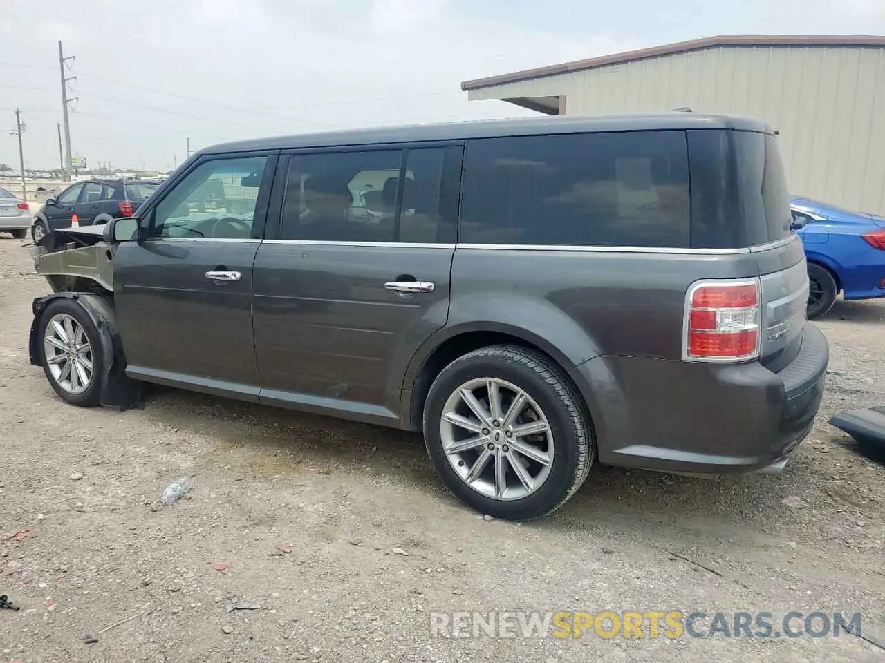 2 fotografías del automóvil dañado 2FMGK5D88KBA22573 FORD FLEX 2019
