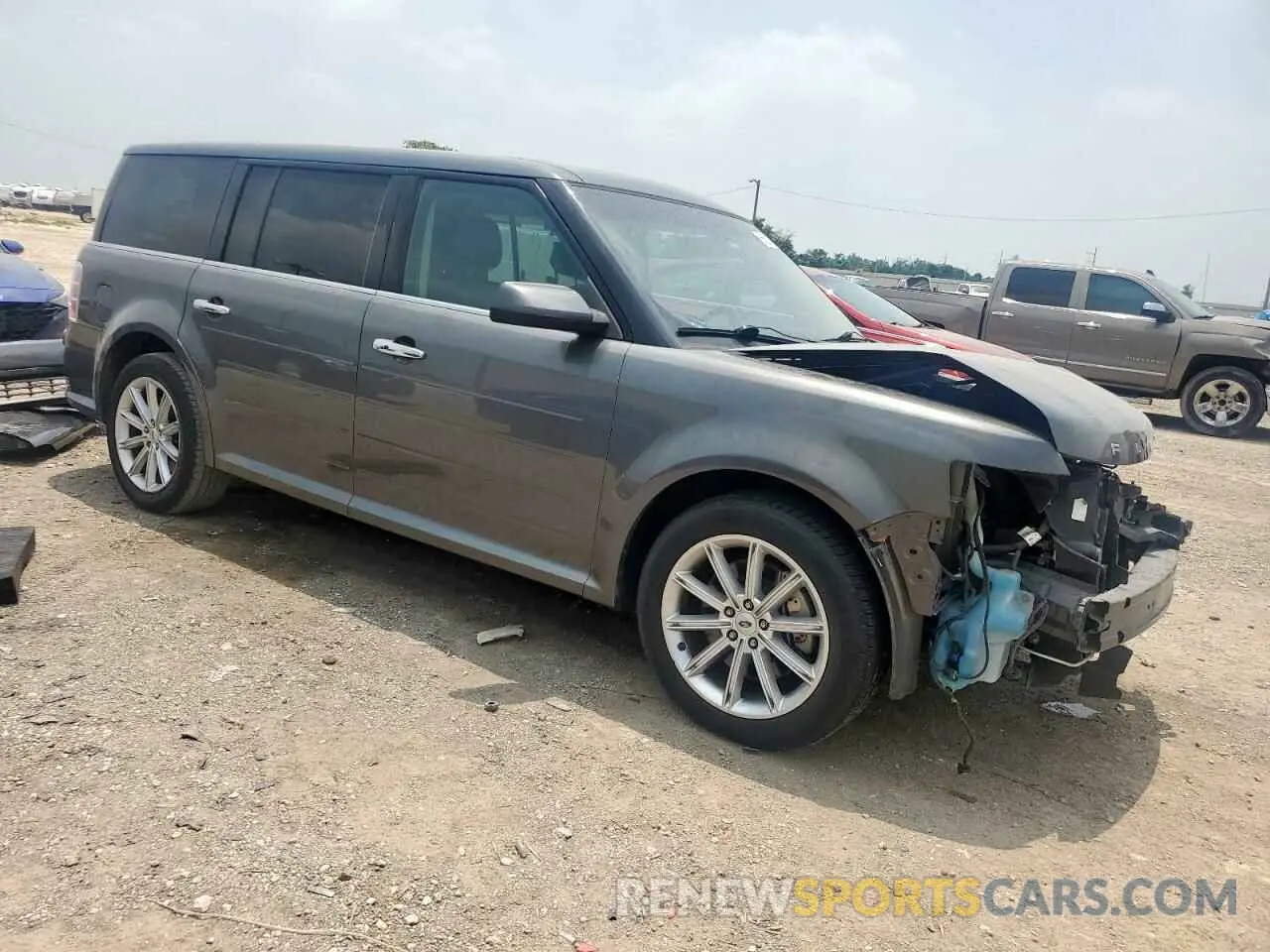 4 fotografías del automóvil dañado 2FMGK5D88KBA22573 FORD FLEX 2019