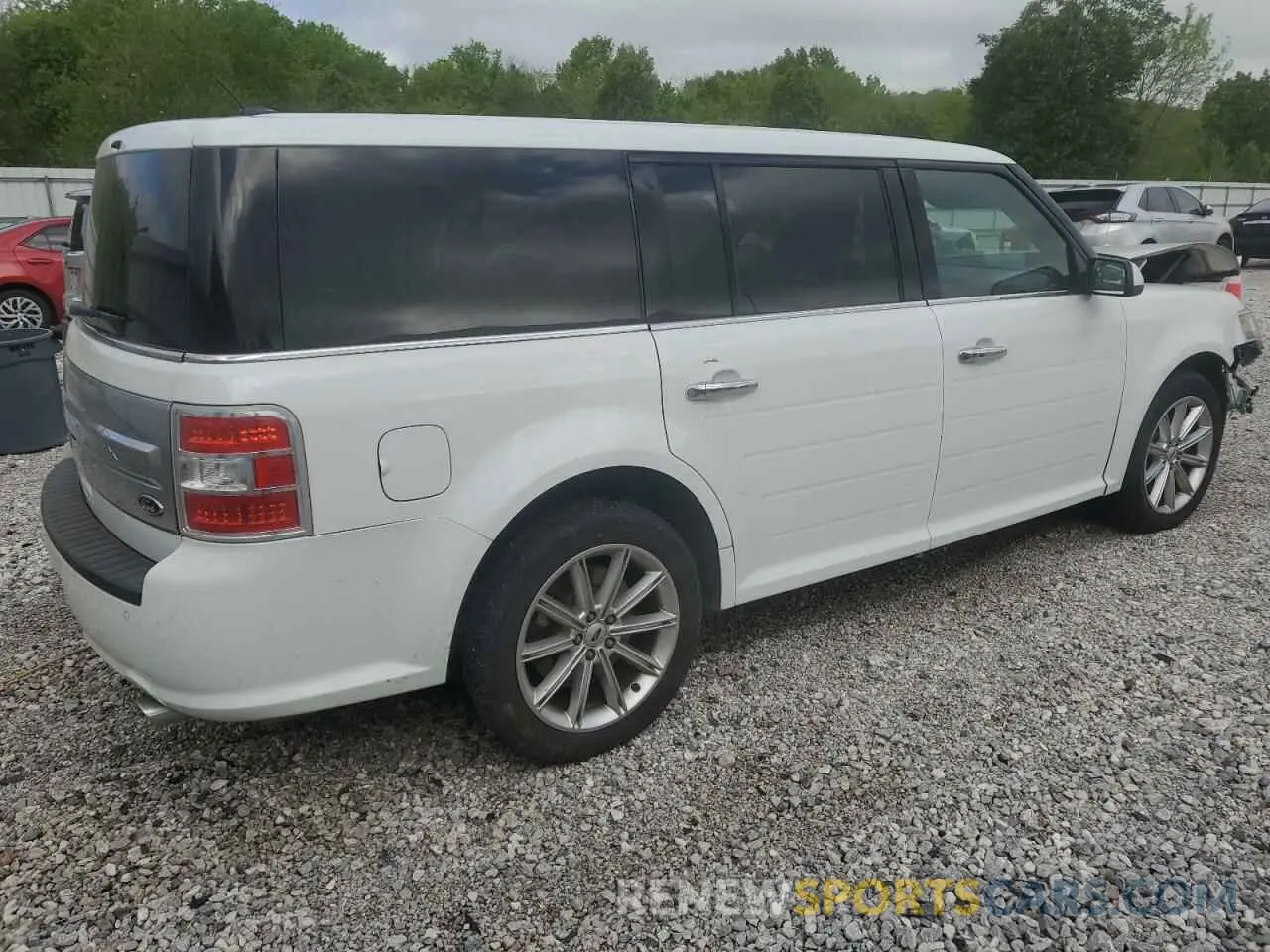 3 fotografías del automóvil dañado 2FMGK5D8XKBA06505 FORD FLEX 2019