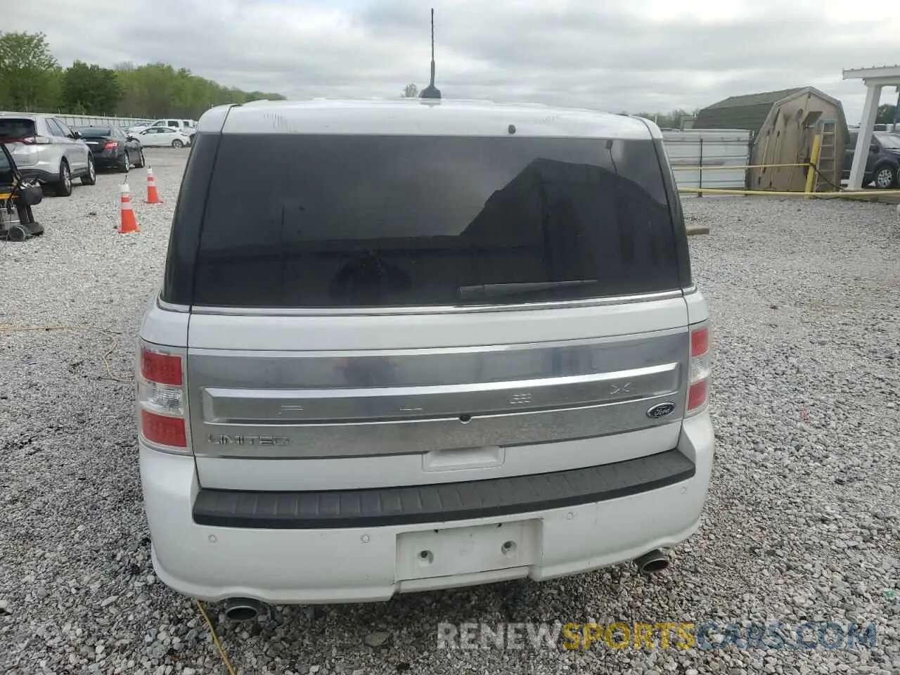 6 fotografías del automóvil dañado 2FMGK5D8XKBA06505 FORD FLEX 2019