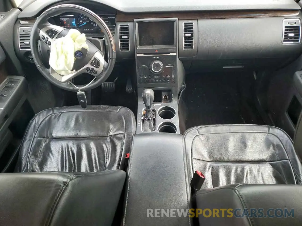 8 fotografías del automóvil dañado 2FMGK5D8XKBA06505 FORD FLEX 2019