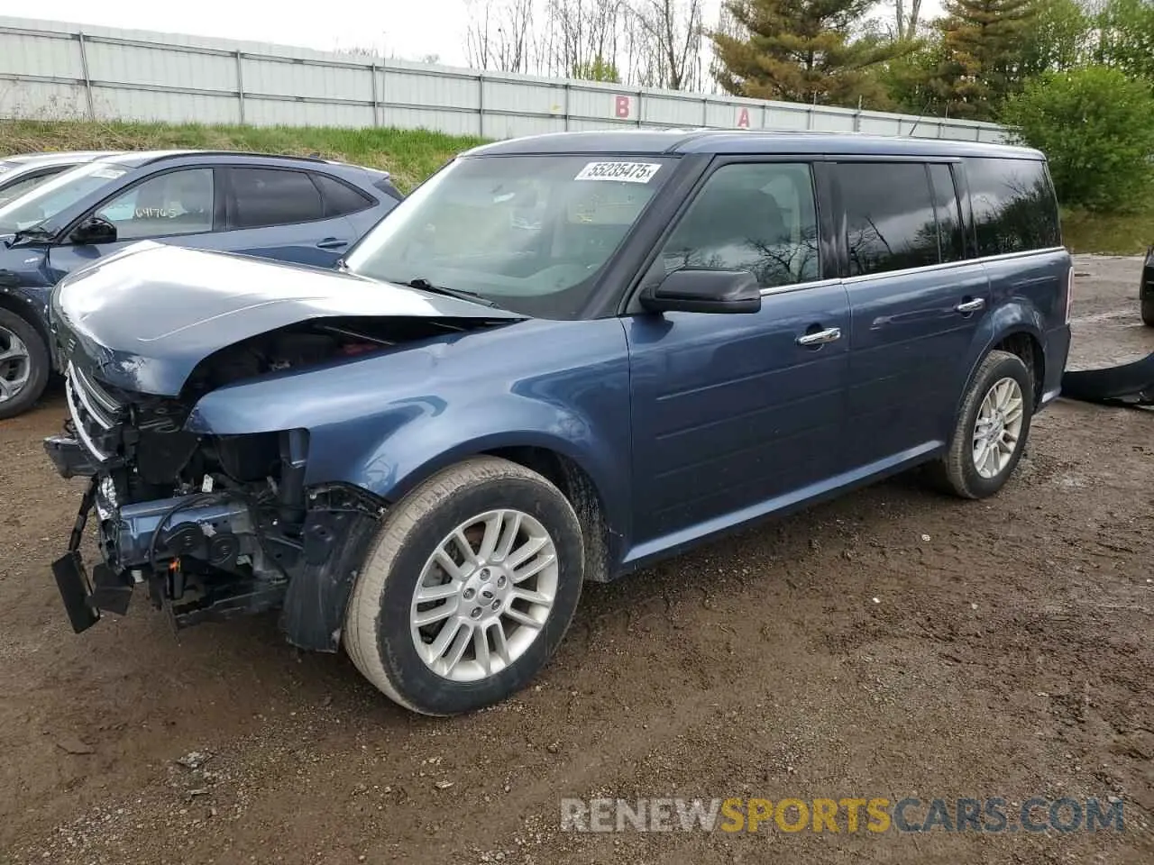 1 fotografías del automóvil dañado 2FMHK6C83KBA38465 FORD FLEX 2019