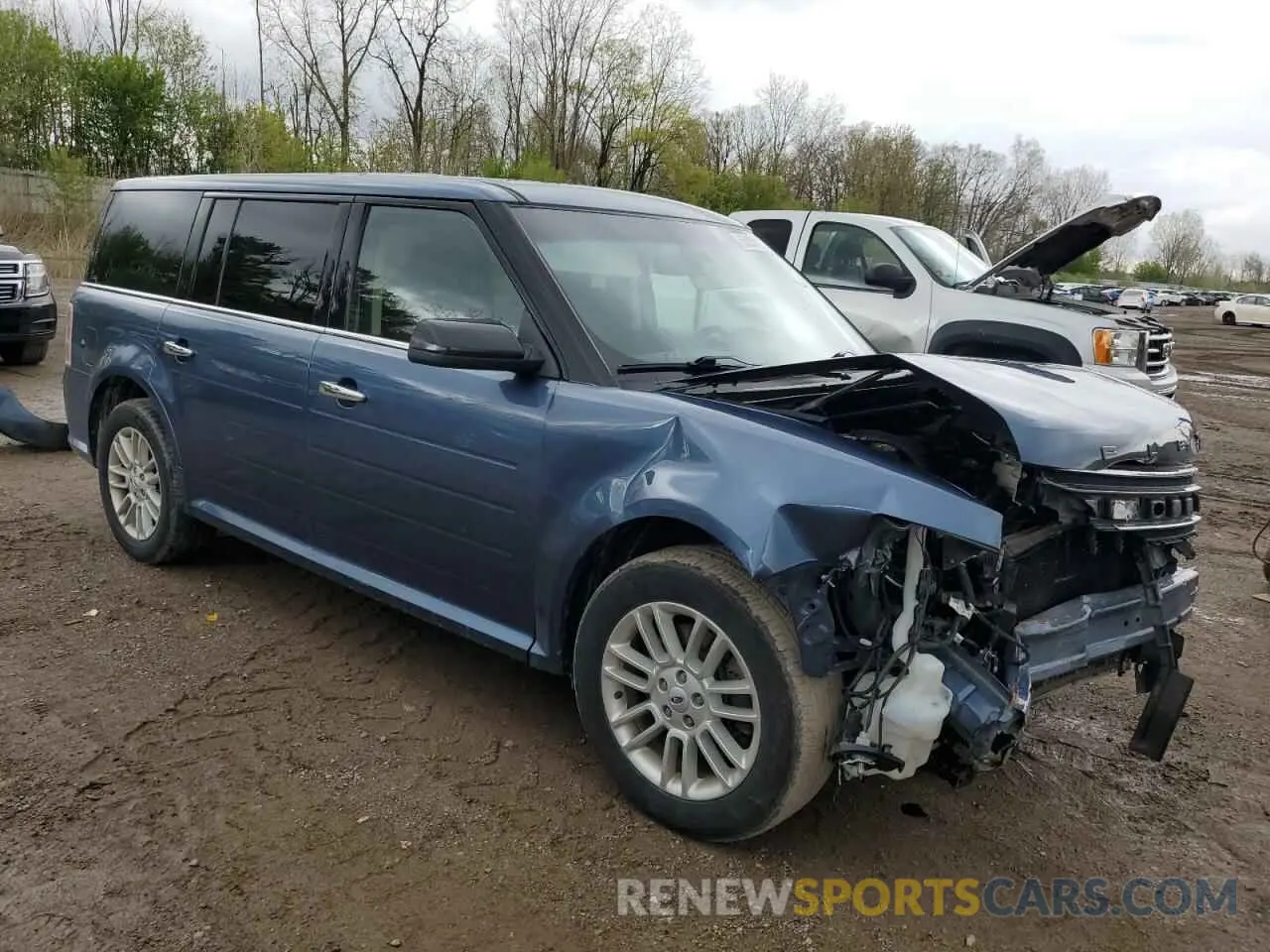 4 fotografías del automóvil dañado 2FMHK6C83KBA38465 FORD FLEX 2019