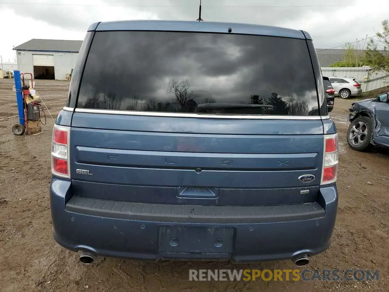 6 fotografías del automóvil dañado 2FMHK6C83KBA38465 FORD FLEX 2019