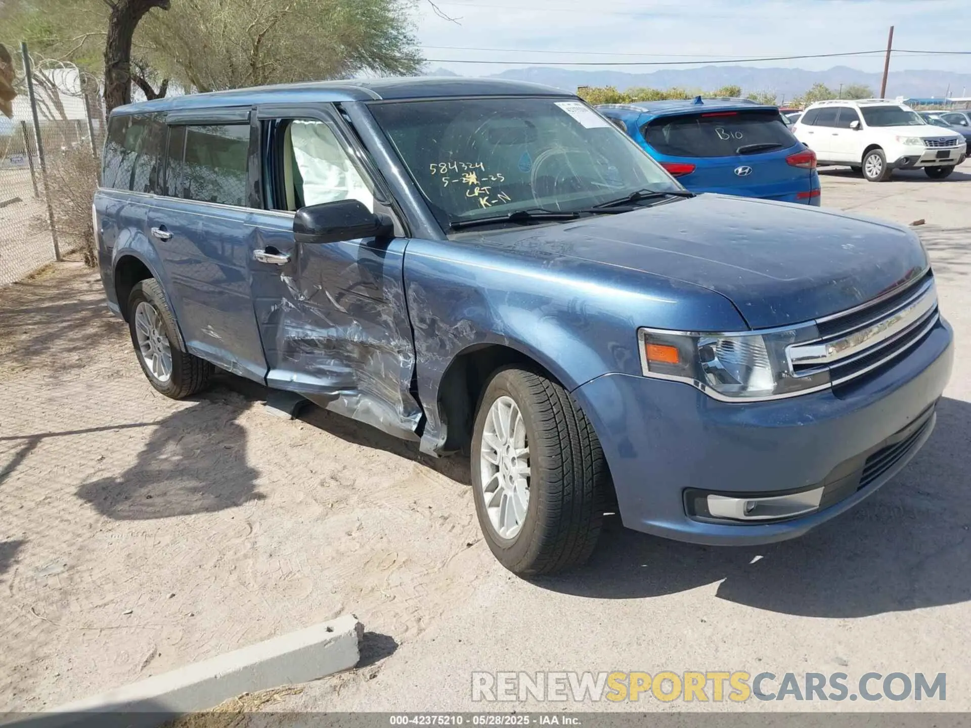 1 fotografías del automóvil dañado 2FMHK6C88KBA07373 FORD FLEX 2019