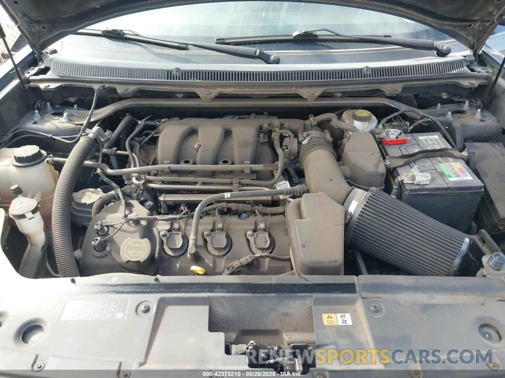 10 fotografías del automóvil dañado 2FMHK6C88KBA07373 FORD FLEX 2019