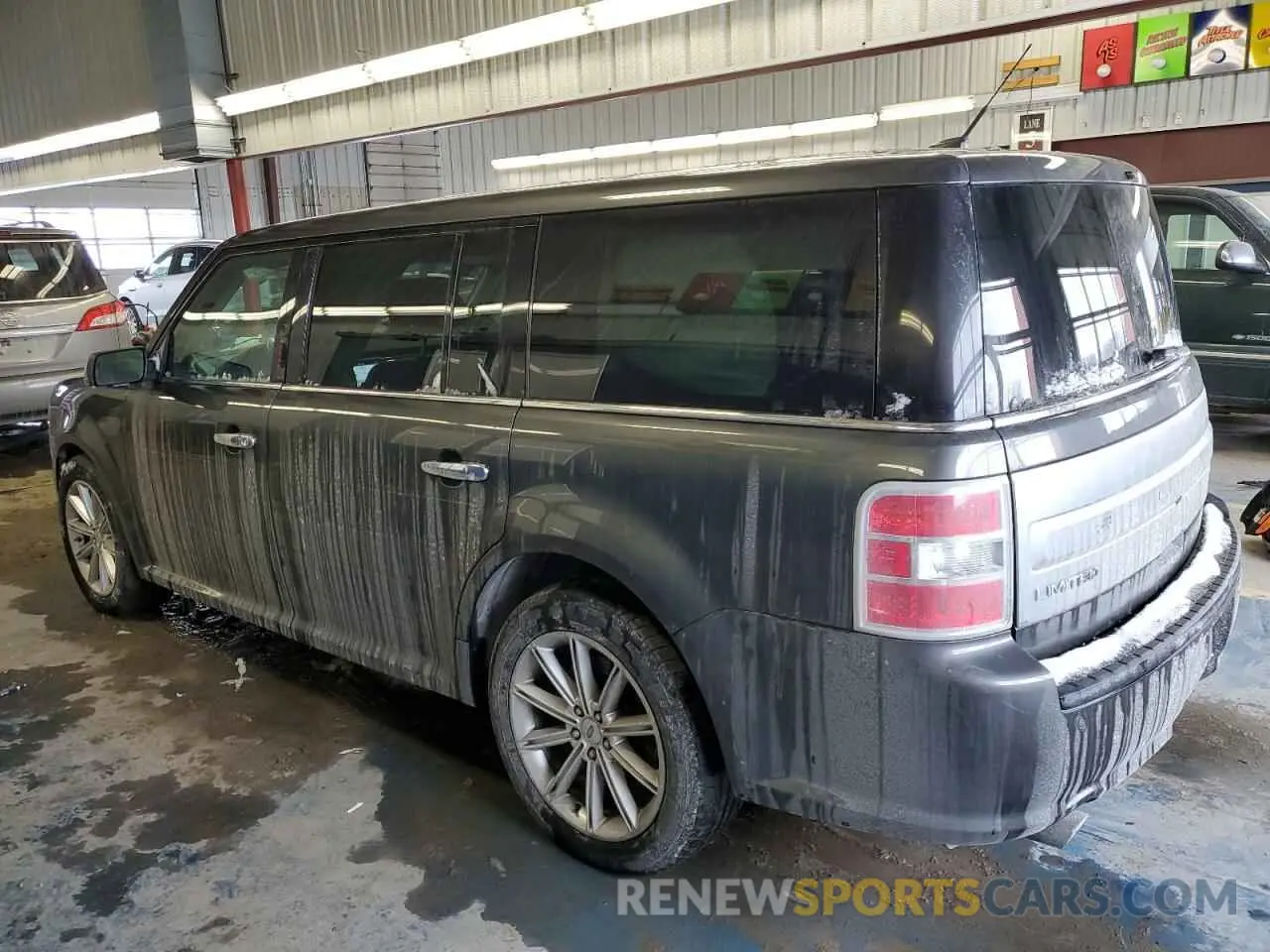 2 fotografías del automóvil dañado 2FMHK6D80KBA18656 FORD FLEX 2019