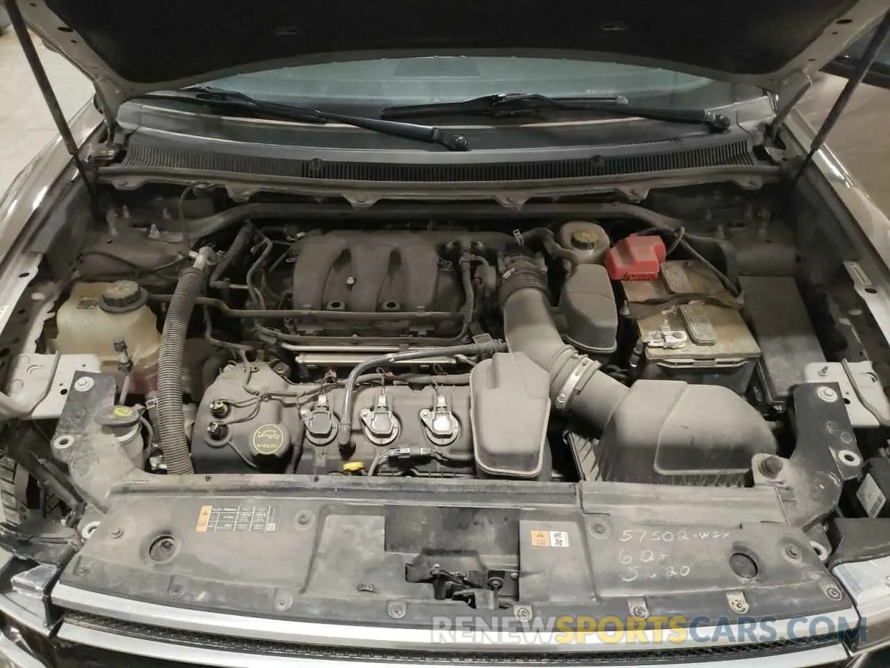 12 fotografías del automóvil dañado 2FMHK6D80KBA23601 FORD FLEX 2019