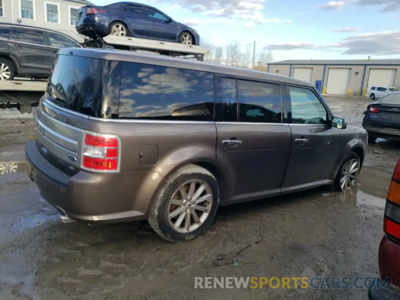 3 fotografías del automóvil dañado 2FMHK6D80KBA29205 FORD FLEX 2019