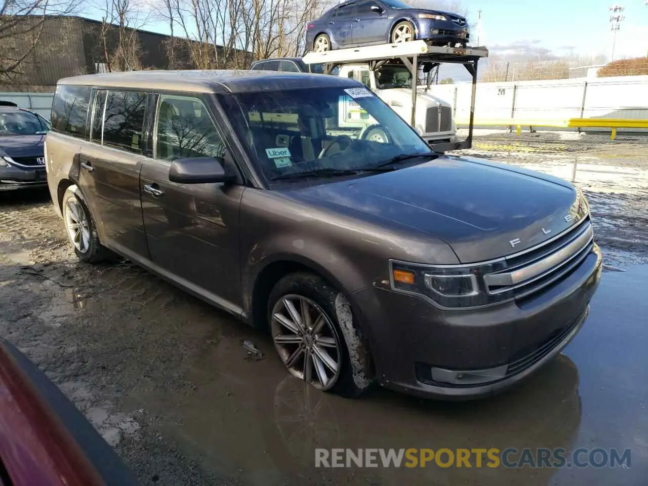 4 fotografías del automóvil dañado 2FMHK6D80KBA29205 FORD FLEX 2019