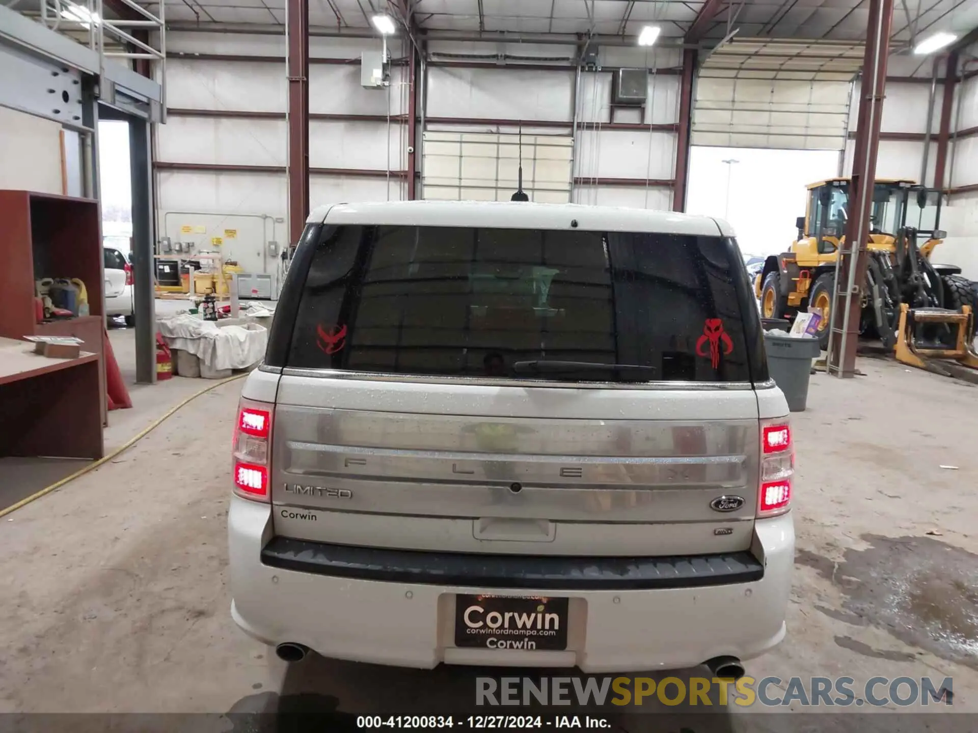 16 fotografías del automóvil dañado 2FMHK6D80KBA34775 FORD FLEX 2019