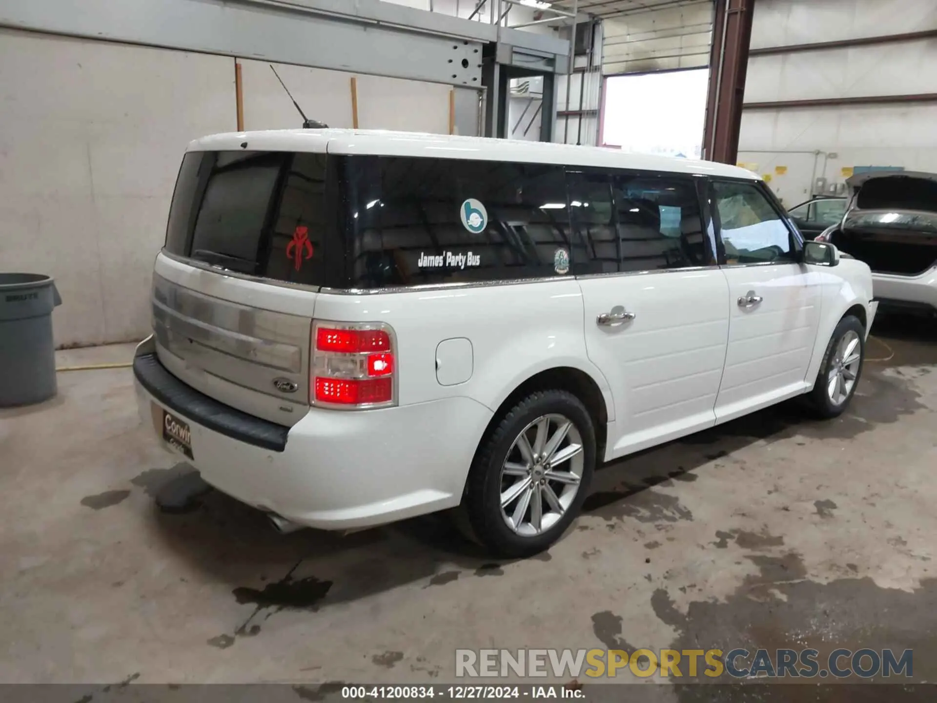 4 fotografías del automóvil dañado 2FMHK6D80KBA34775 FORD FLEX 2019