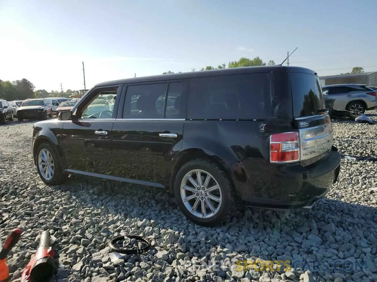 2 fotografías del automóvil dañado 2FMHK6D81KBA05589 FORD FLEX 2019