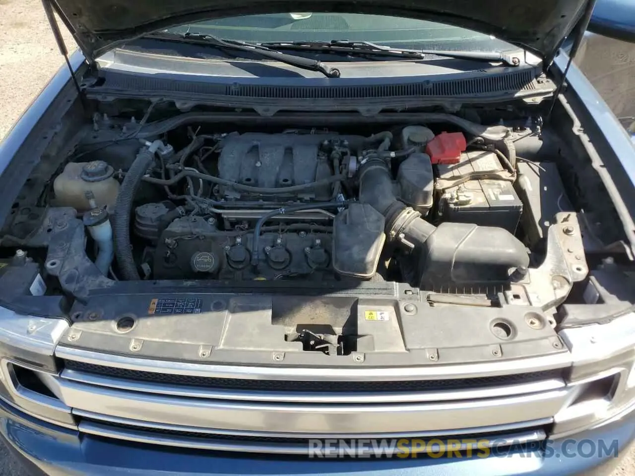 12 fotografías del automóvil dañado 2FMHK6D83KBA03648 FORD FLEX 2019