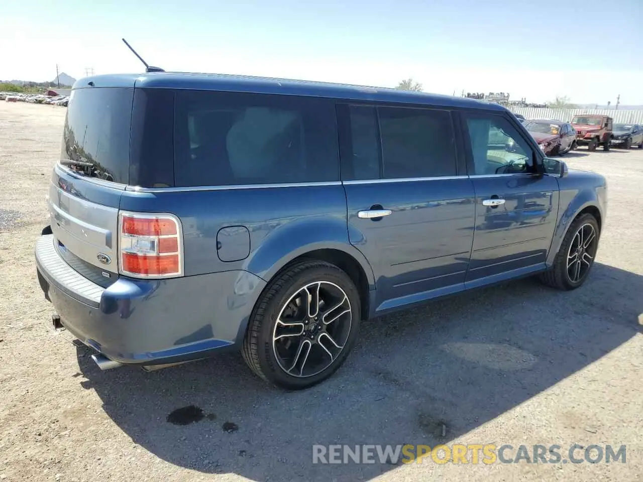 3 fotografías del automóvil dañado 2FMHK6D83KBA03648 FORD FLEX 2019