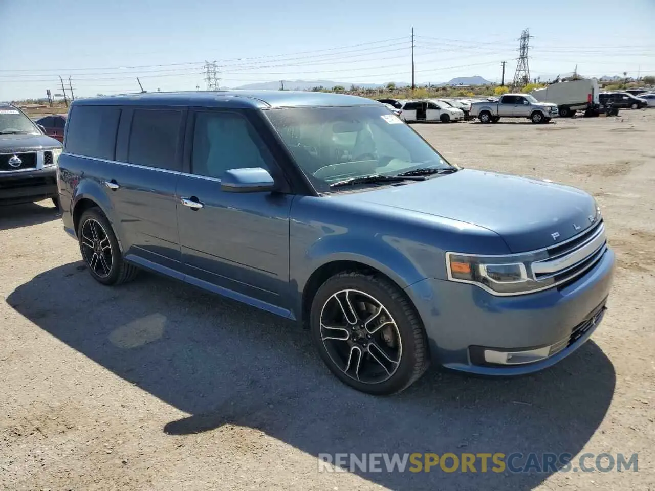 4 fotografías del automóvil dañado 2FMHK6D83KBA03648 FORD FLEX 2019