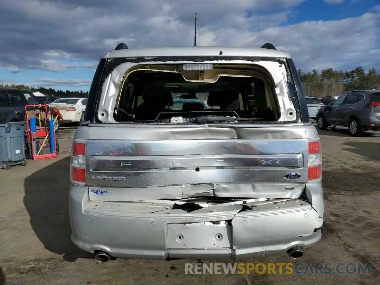6 fotografías del automóvil dañado 2FMHK6D83KBA36200 FORD FLEX 2019