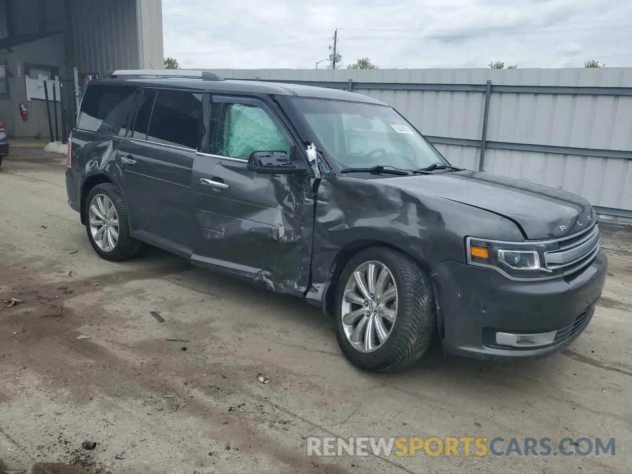 4 fotografías del automóvil dañado 2FMHK6D86KBA27216 FORD FLEX 2019