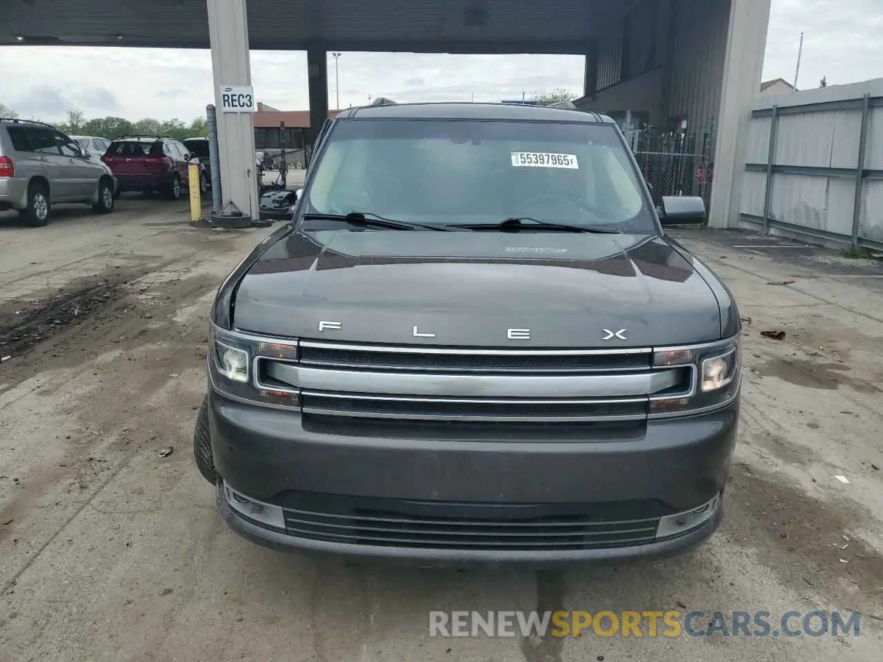 5 fotografías del automóvil dañado 2FMHK6D86KBA27216 FORD FLEX 2019